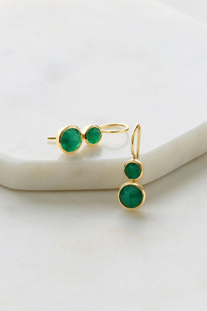 Mindi Earring - Beryl Emerald