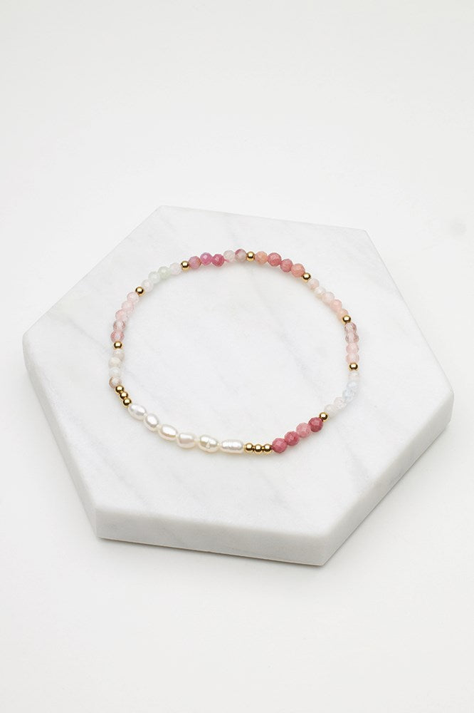 Tiana Bracelet - Dusky Rose
