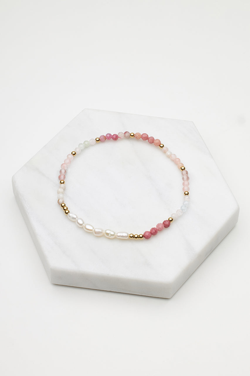 Tiana Bracelet - Dusky Rose