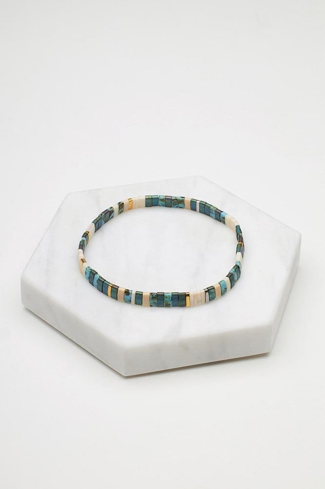 Tile Bracelet - Teal