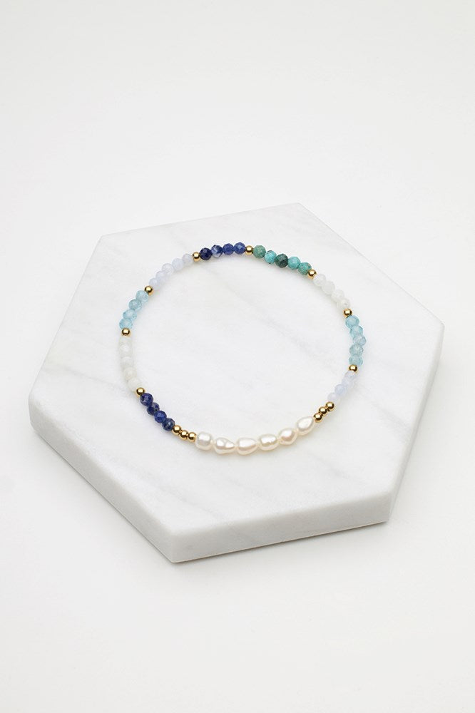 Tiana Bracelet - Teal/Navy