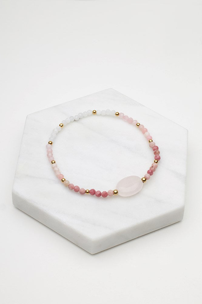 Pia Bracelet - Dusky Rose