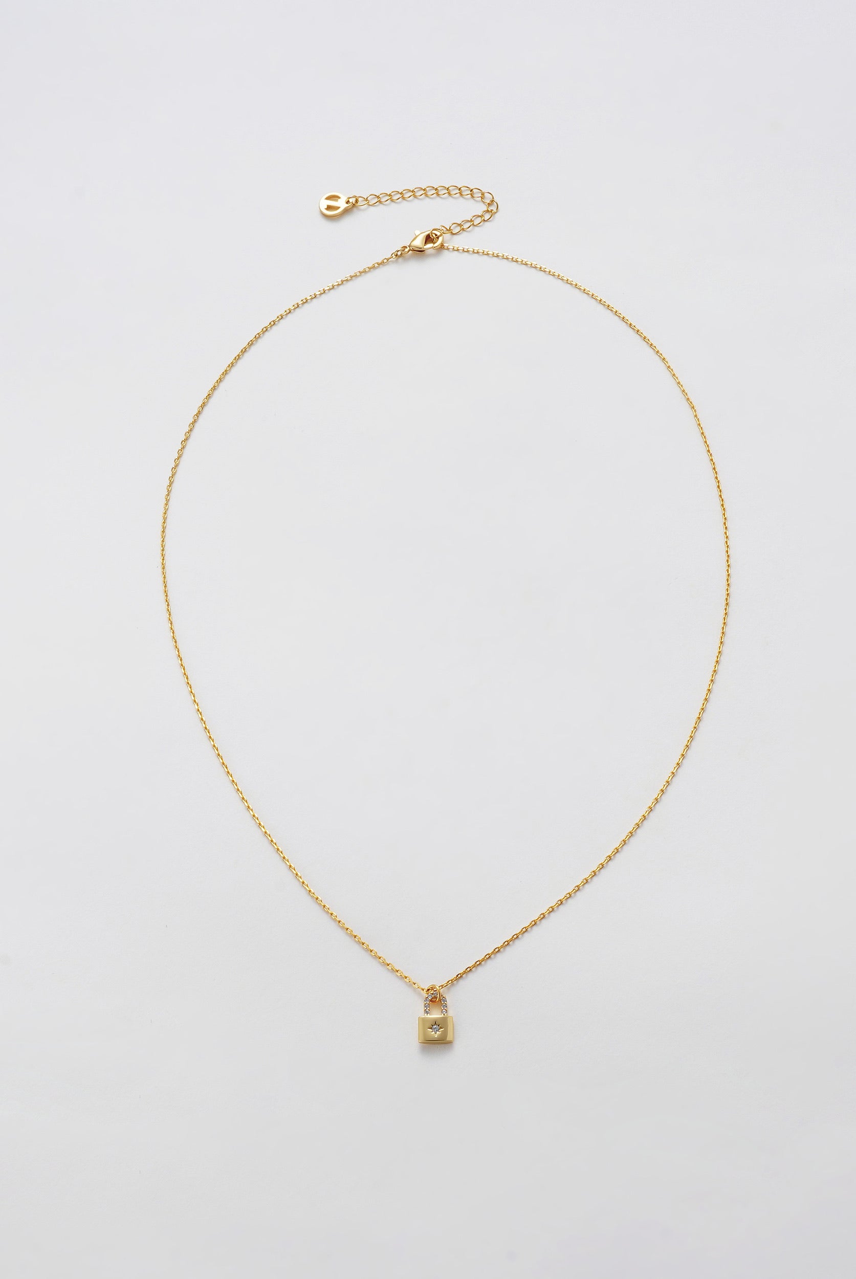 Locket Mini Necklace - Gold