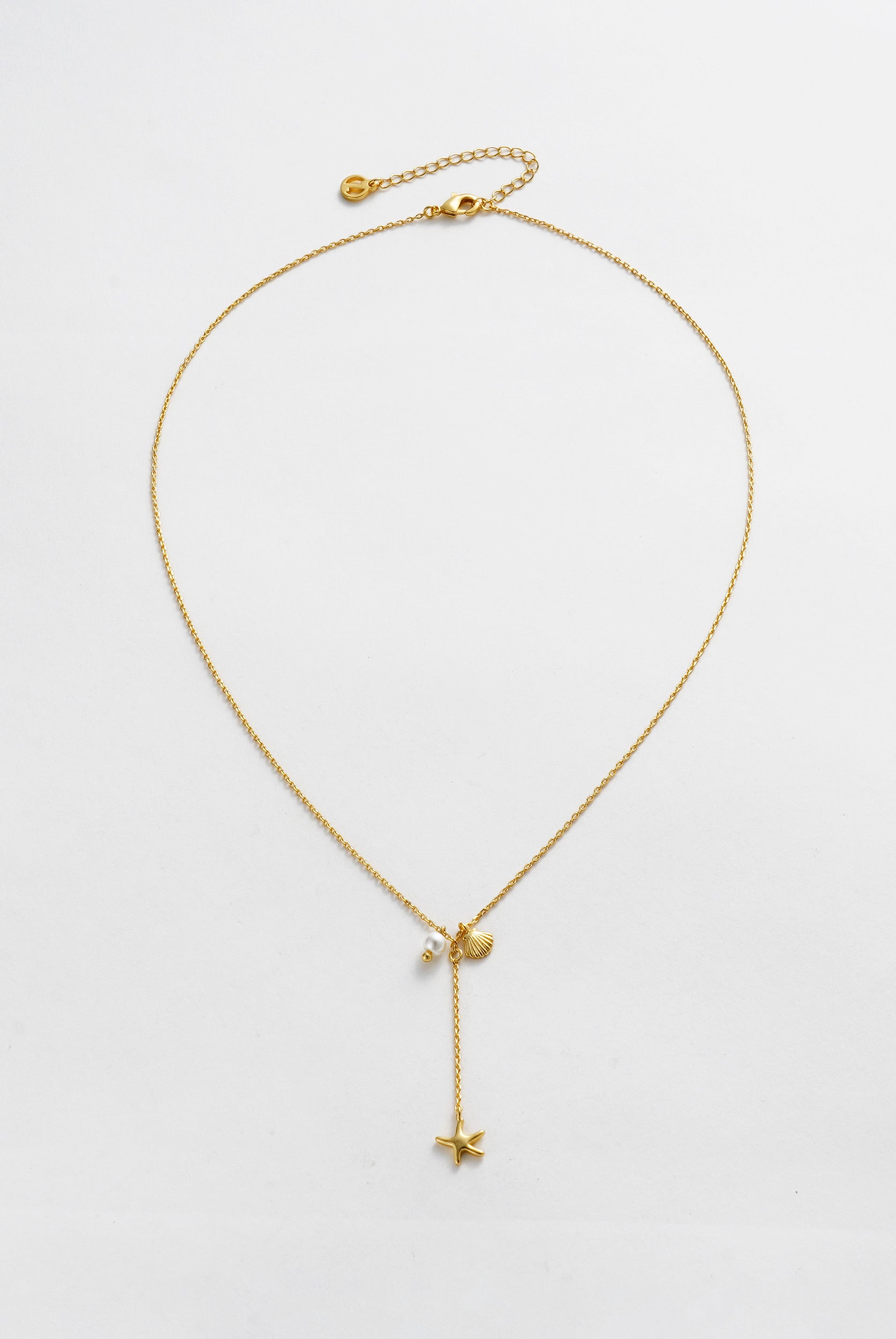 Starfish Mini Necklace - Gold