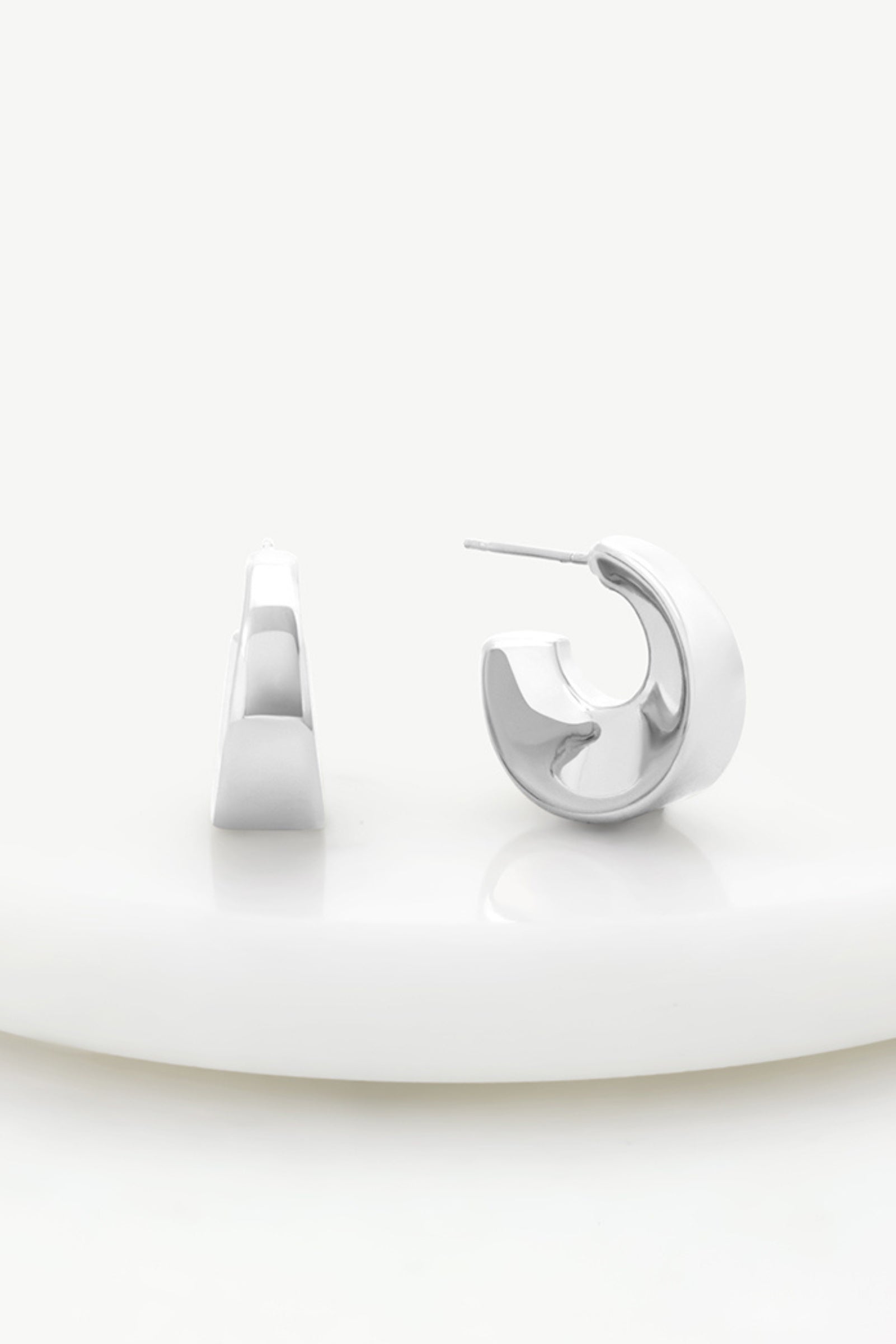 Harper Hoop - Silver