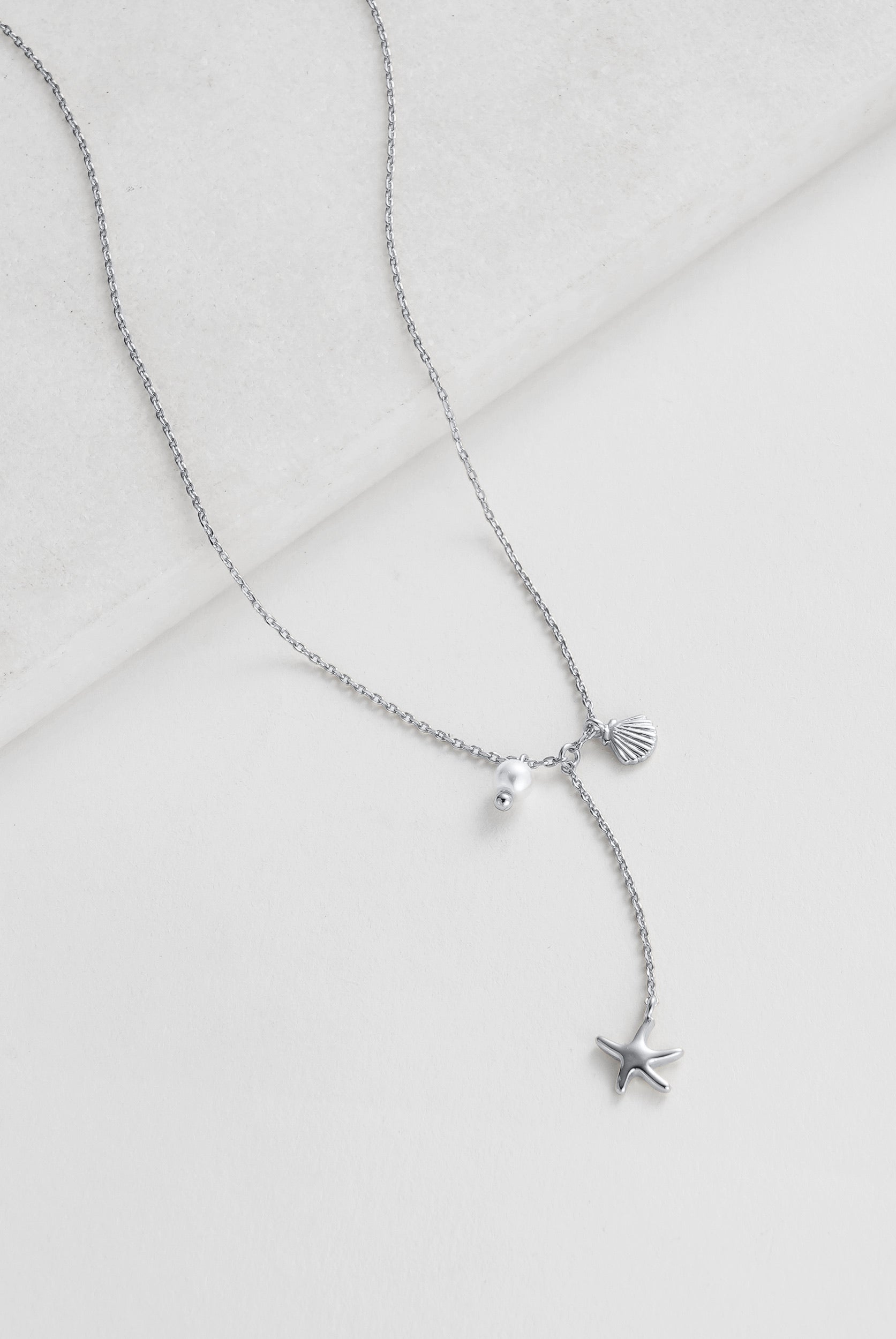 Starfish Necklace - Silver