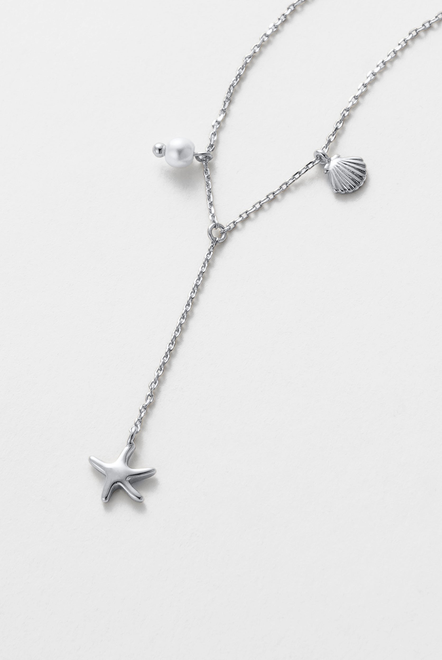 Starfish Necklace - Silver
