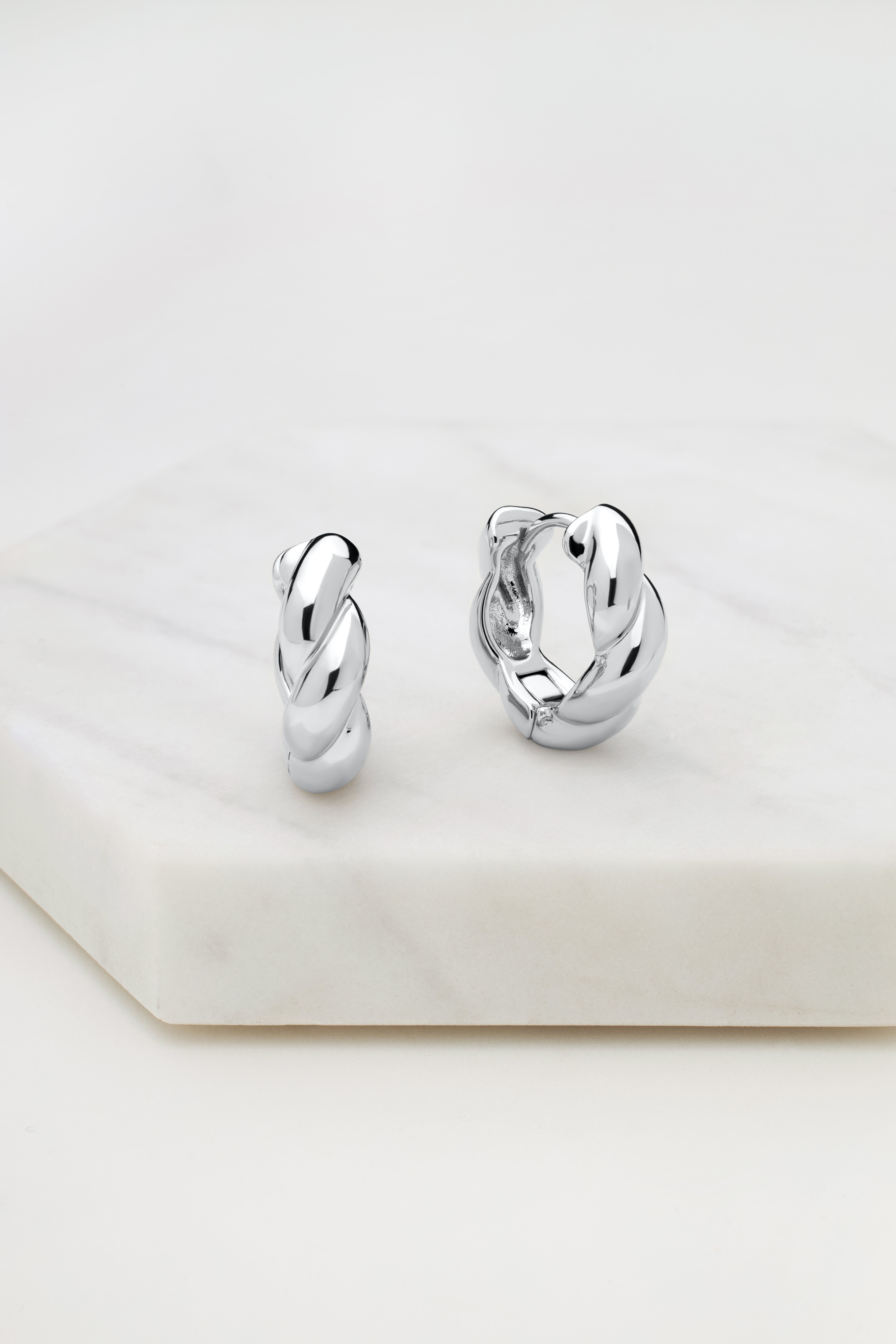 Maya Hoop - Silver