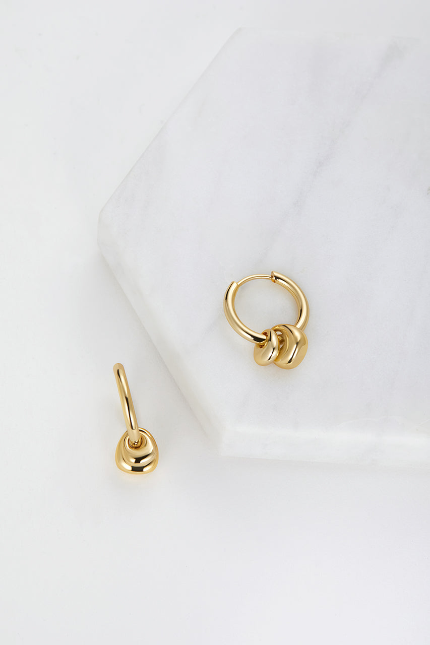Gold Sadie Large Earring — Zafino Australia (1 of 3)