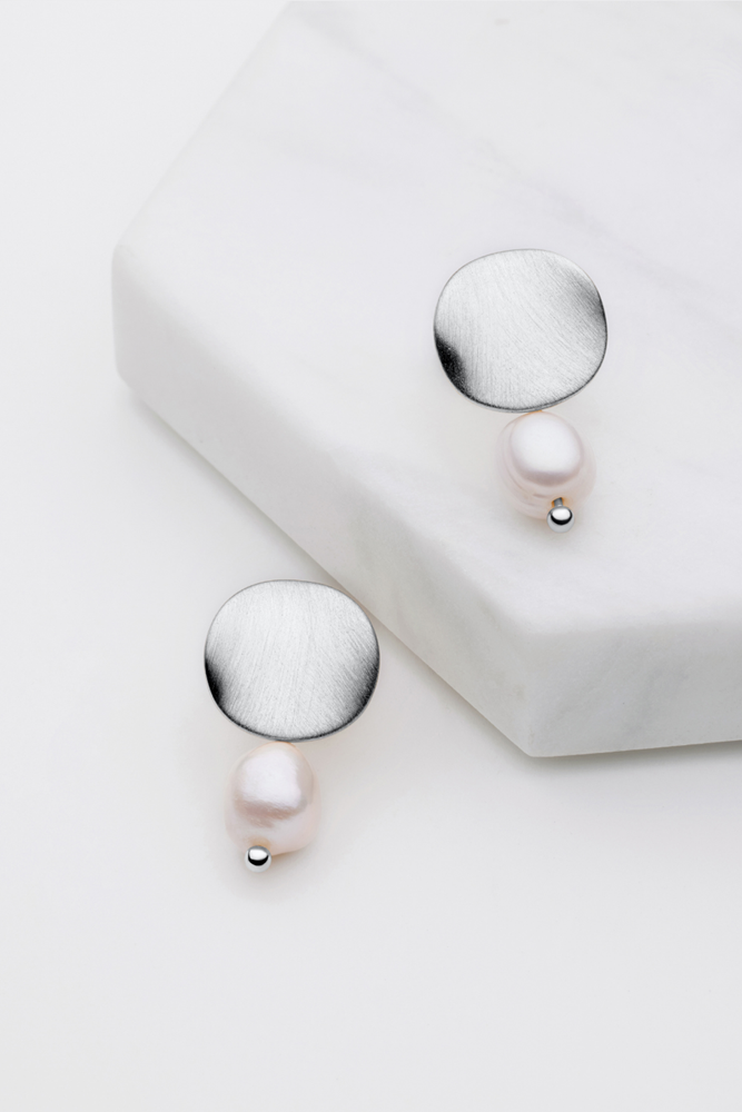 Hazel Brushed Earring — Zafino Australia (2 of 4)