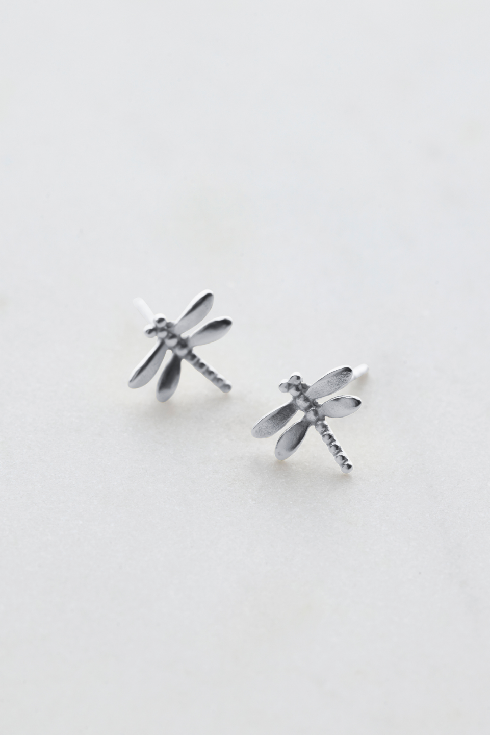 Dragonfly Stud Earring - 925 Silver