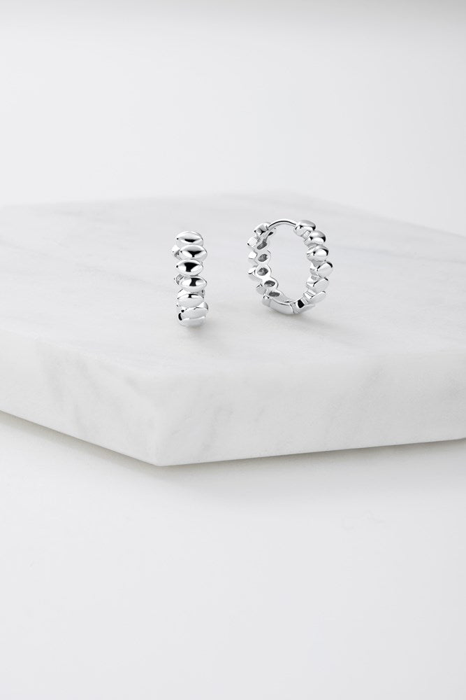 Bailey Huggie - Silver