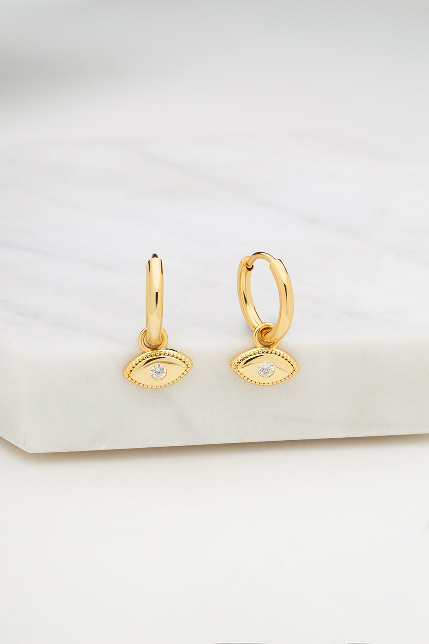 Evil Eye Earring - Gold