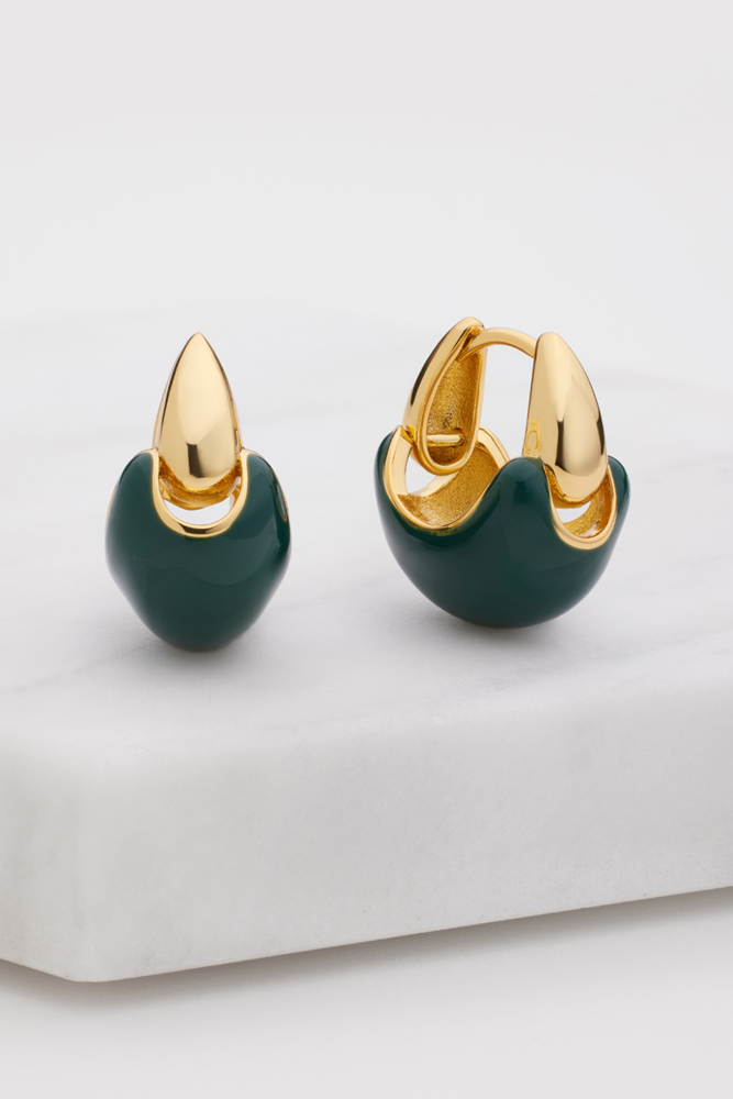 Nara Earring - Olive
