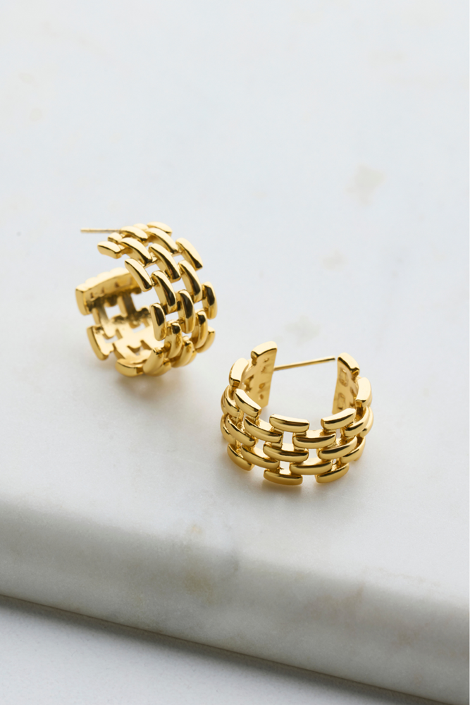 Rosie Hoops - Gold