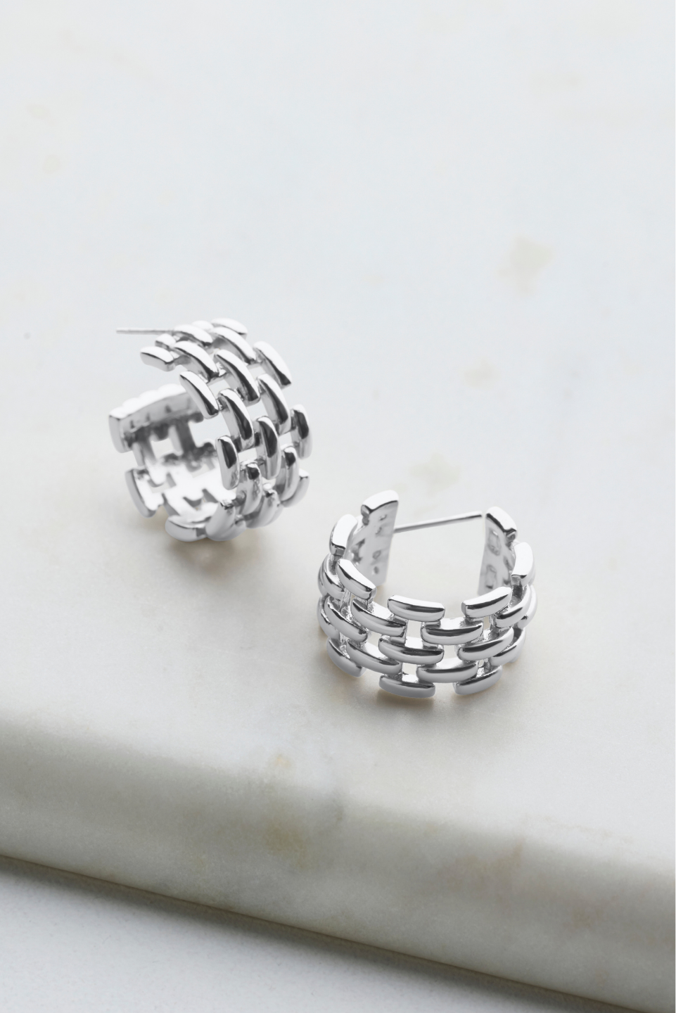 Rosie Hoops - Silver