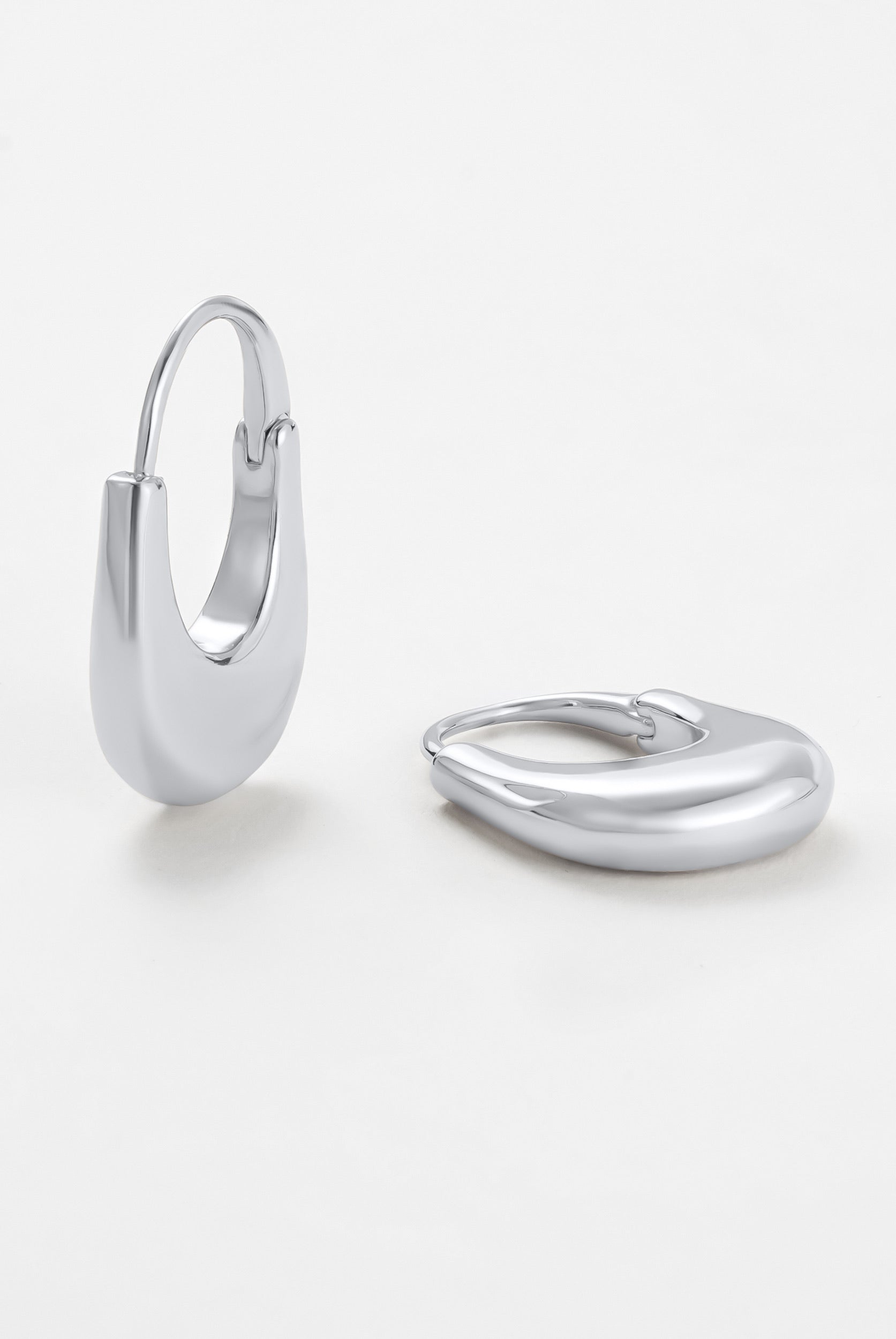 Sienna Hoop - Silver