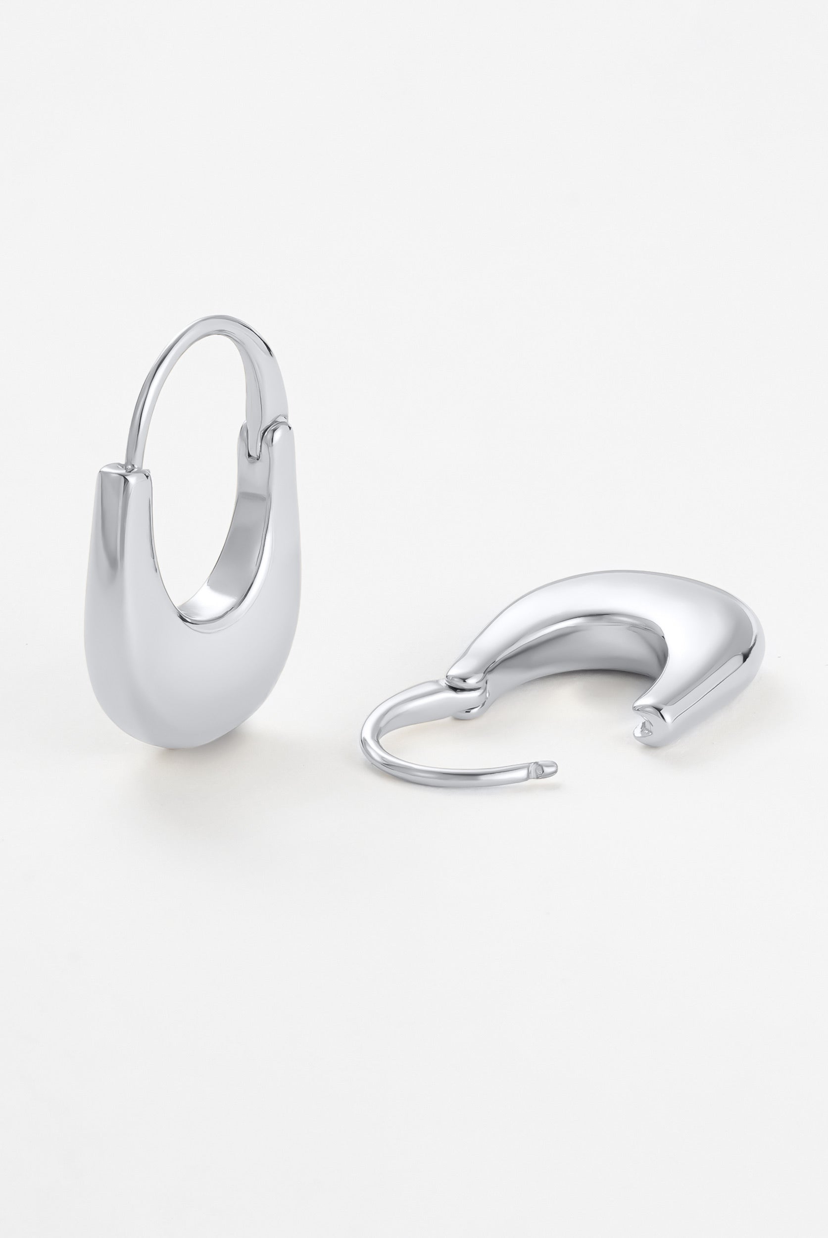 Sienna Hoop - Silver