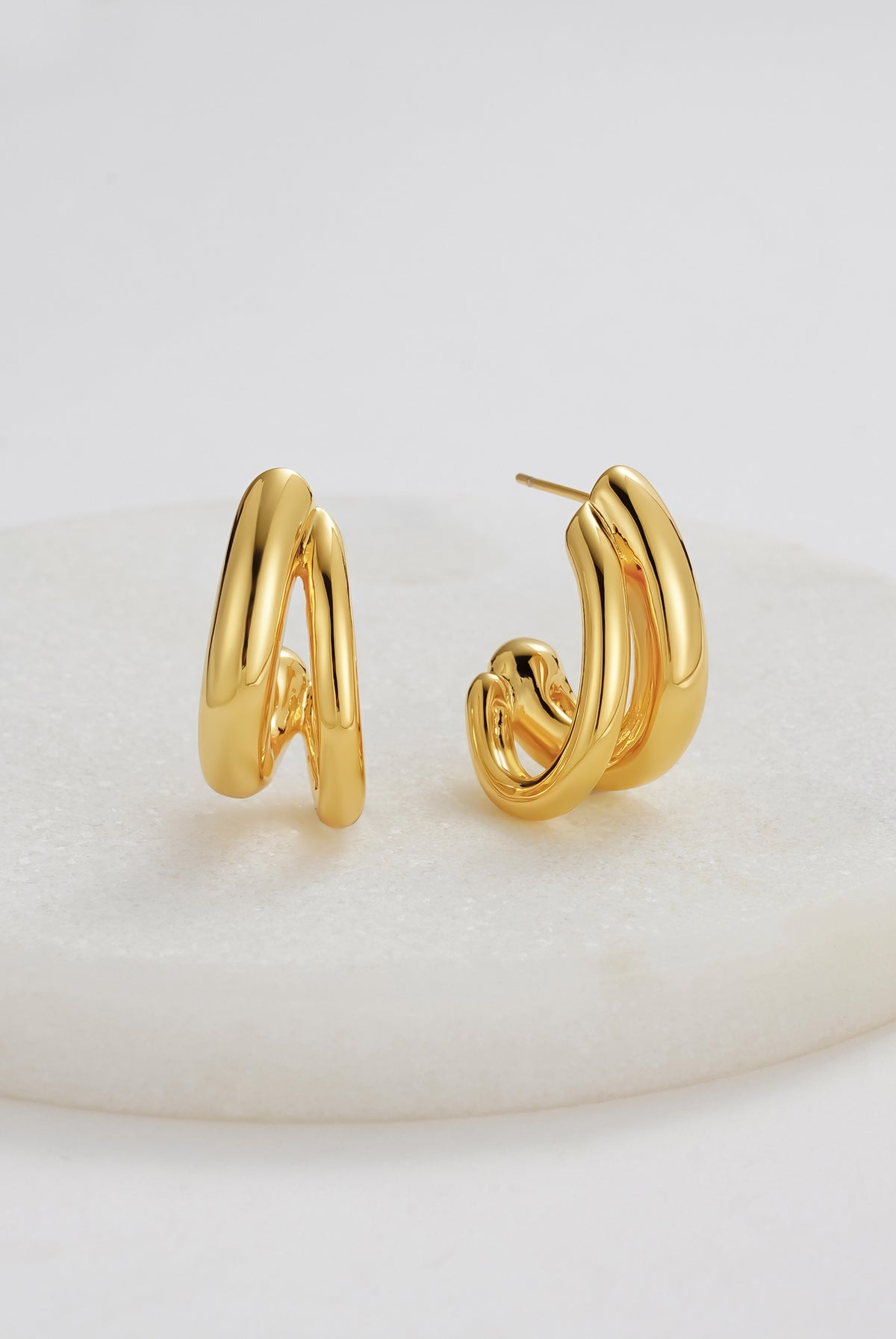 Gold Aria Hoop — Zafino Australia (6 of 6)