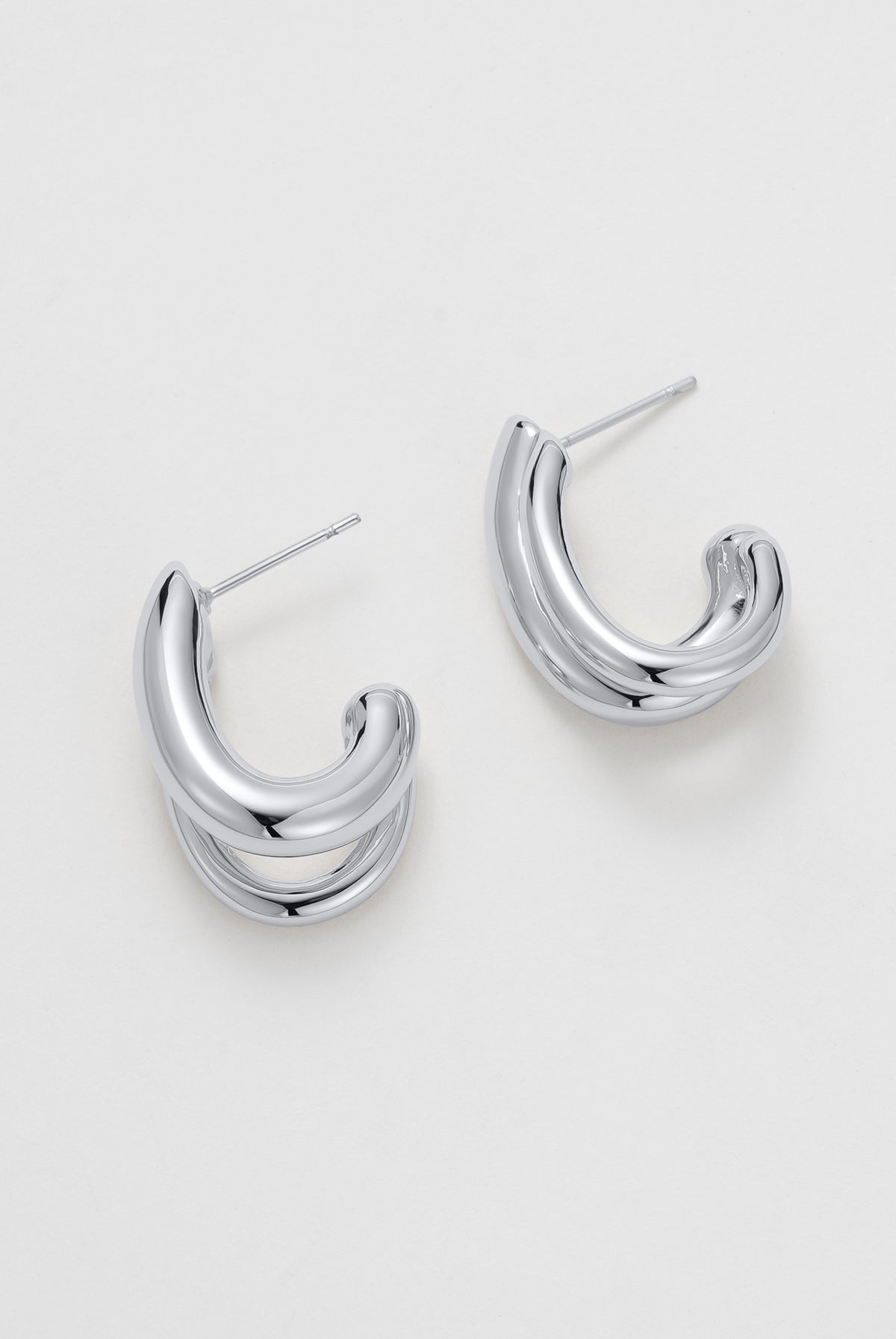Silver Aria Hoop — Zafino Australia (4 of 5)