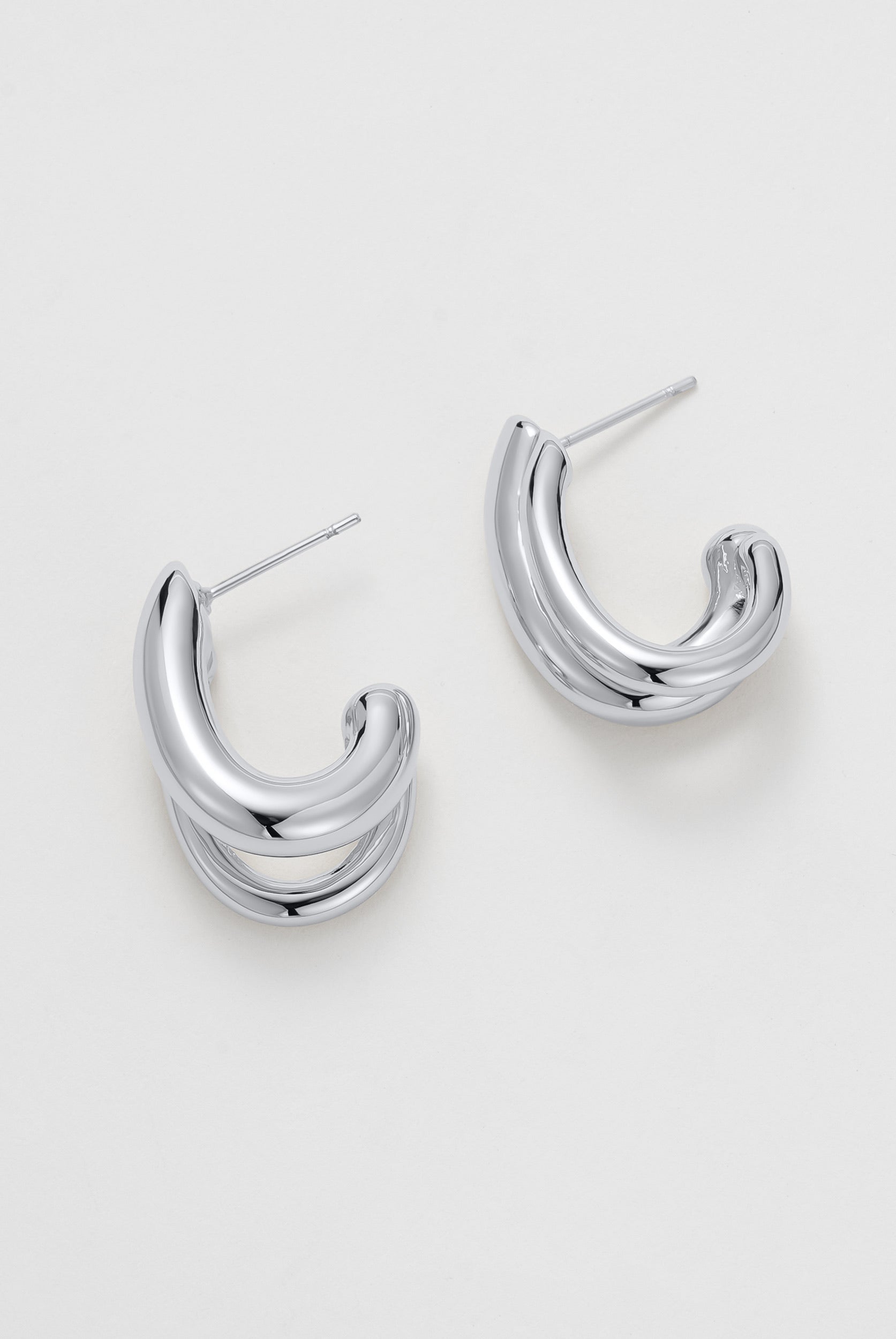 Aria Hoop - Silver