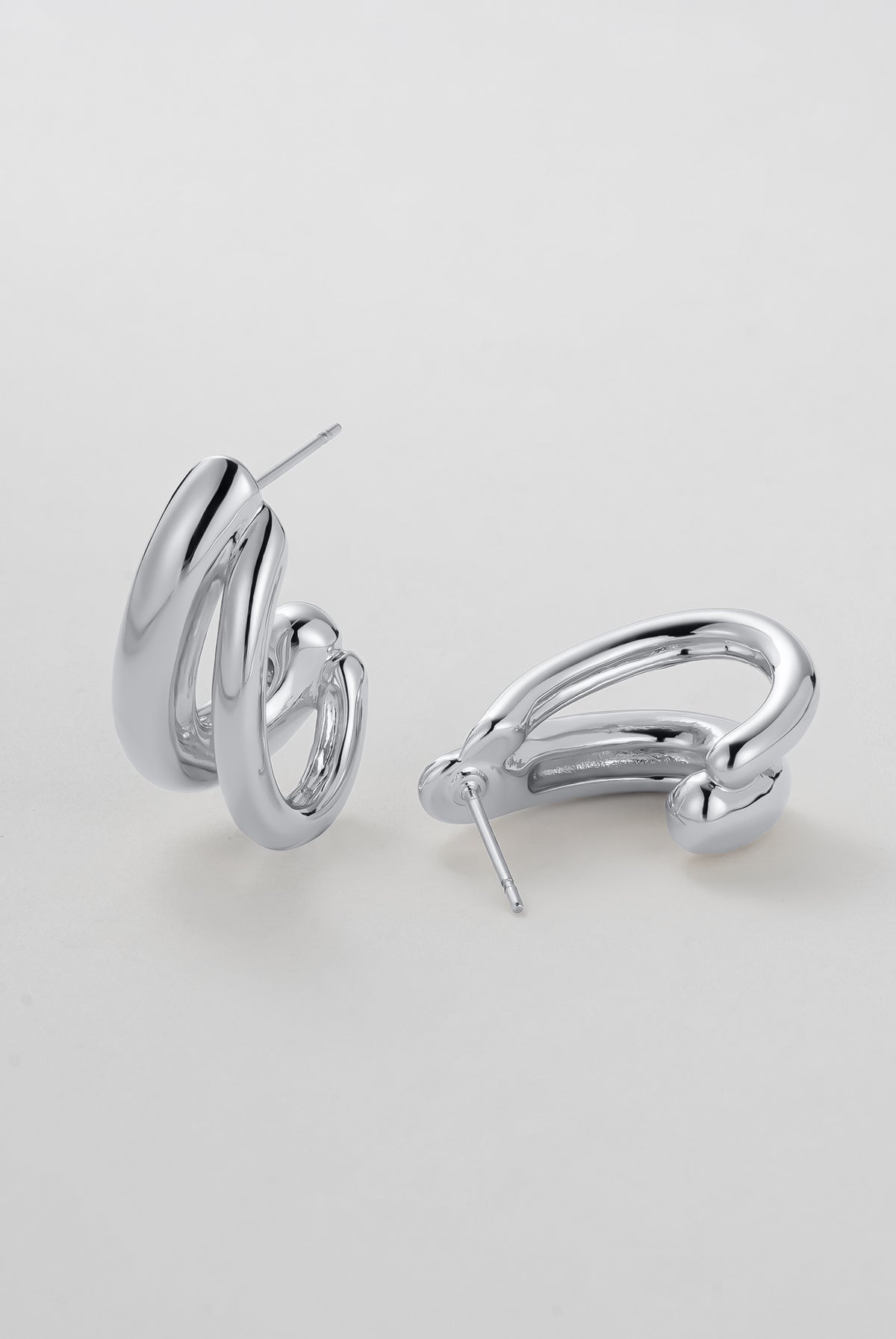 Silver Aria Hoop — Zafino Australia (3 of 5)