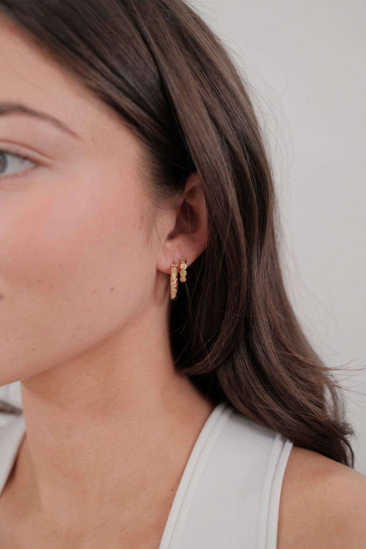 Gold Josie Hoop — Zafino Australia (2 of 6)