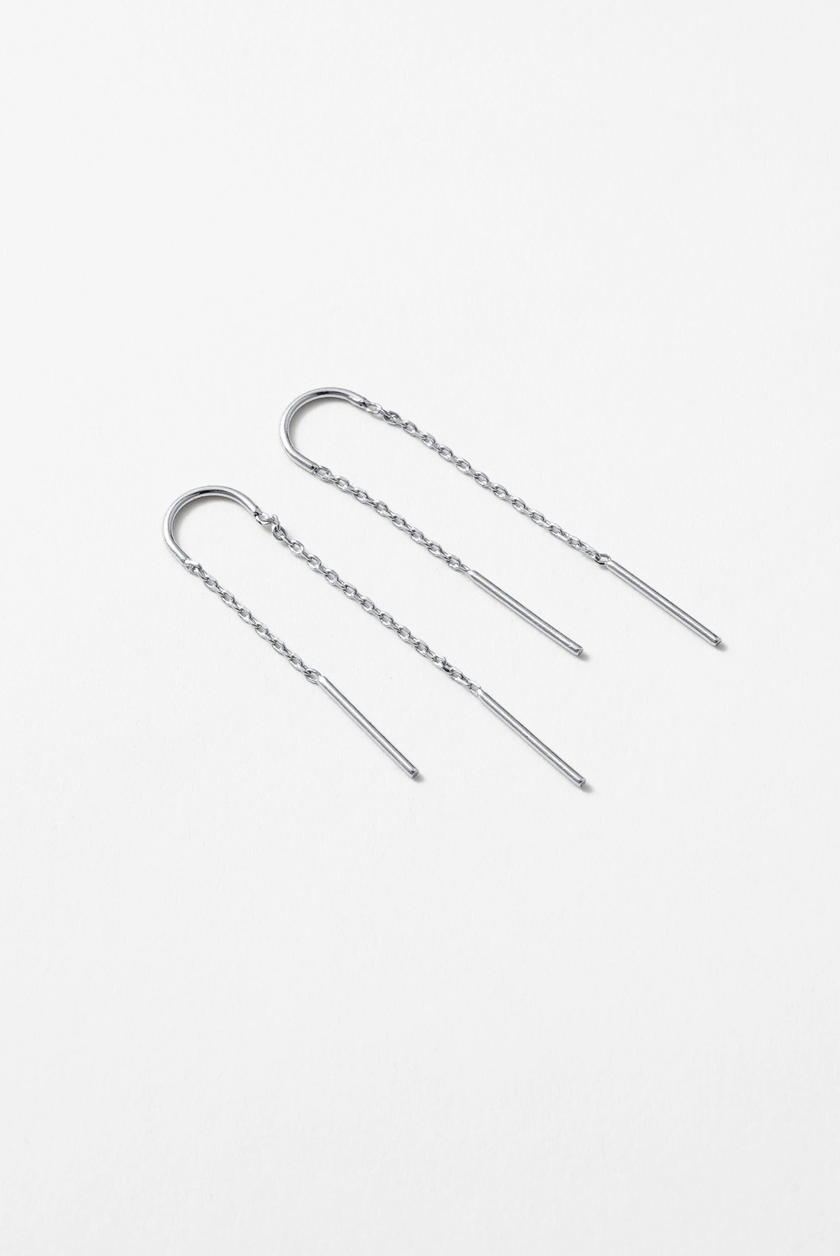 Ivy thread Earring - Silver