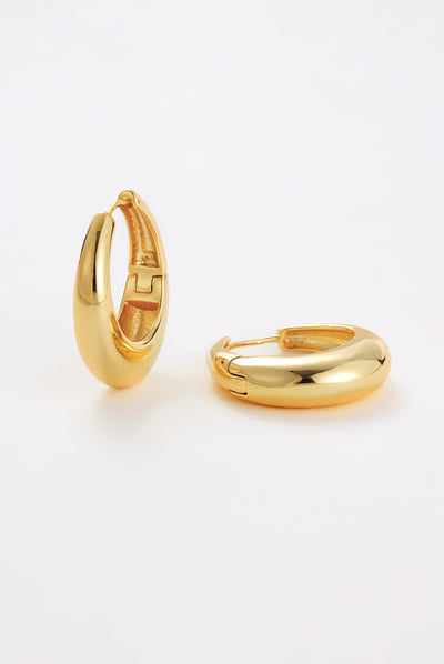 Cleo Hoop Large - Gold