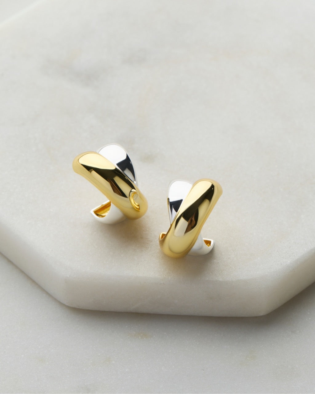 Freya Hoop - Gold/Silver
