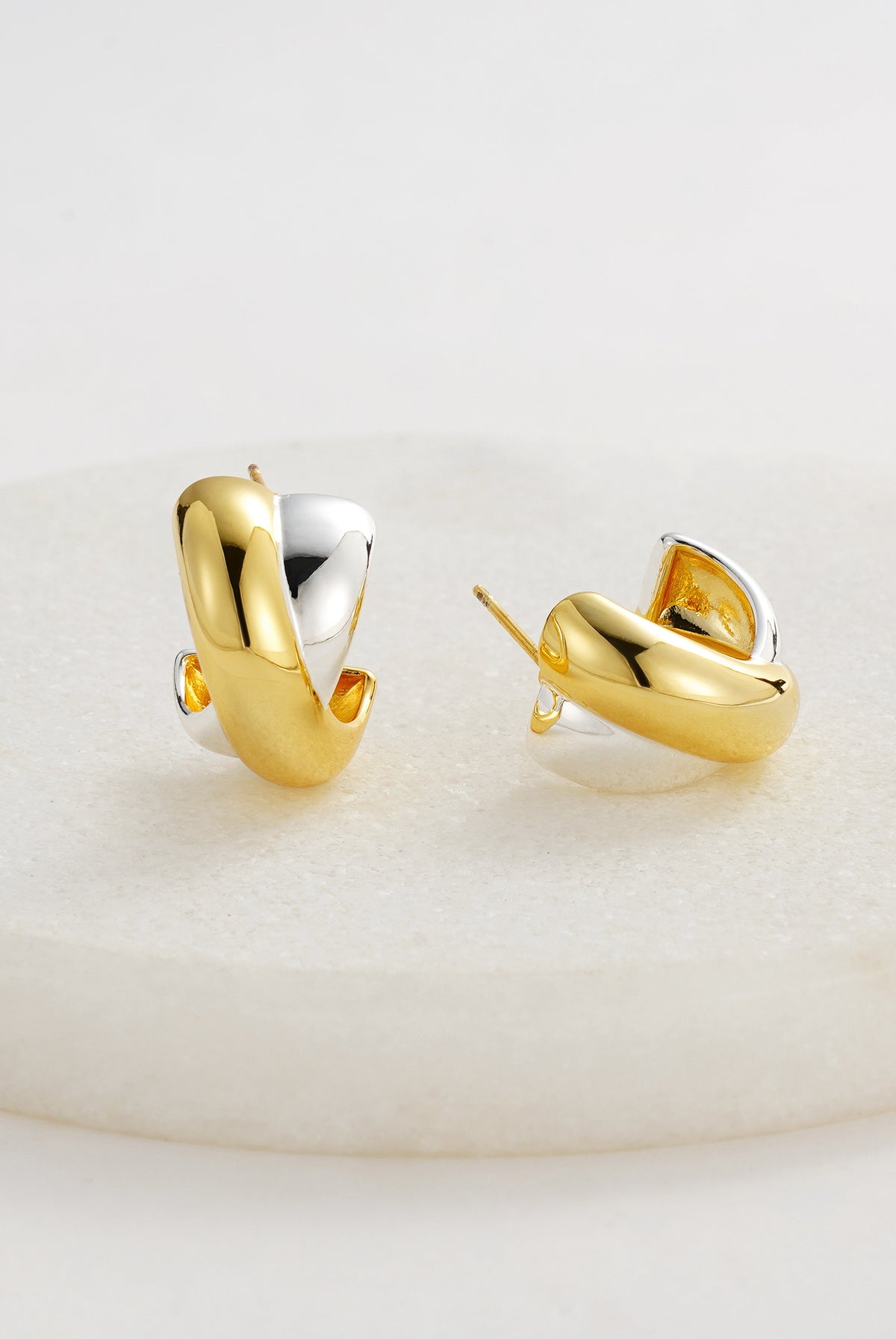 Gold Freya Hoop - Gold/Silver — Zafino Australia (4 of 6)