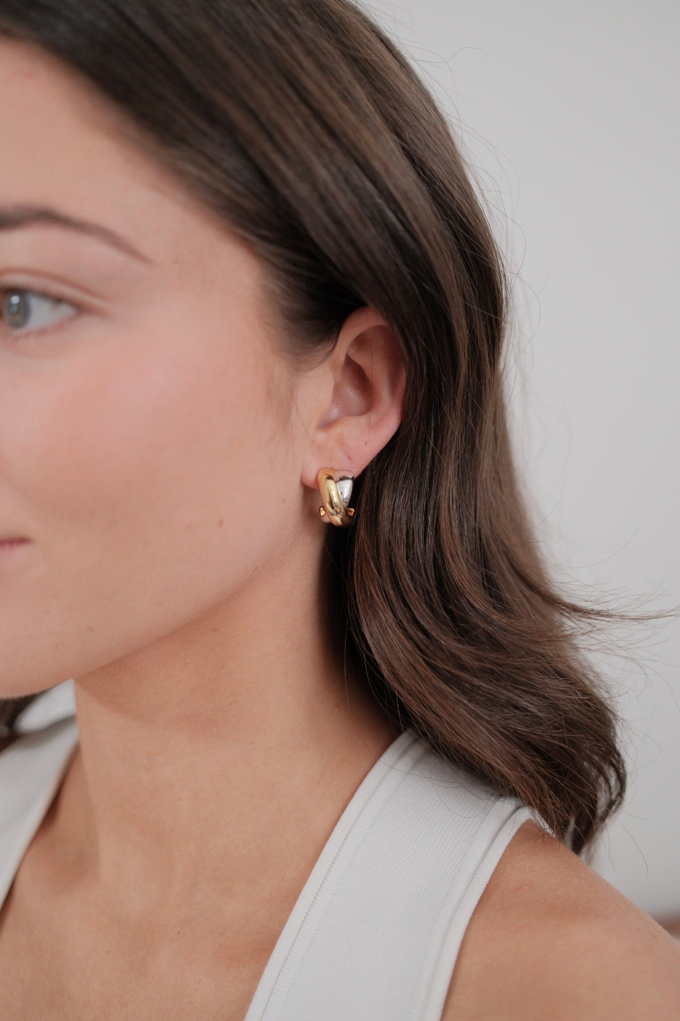 Freya Hoop - Gold/Silver