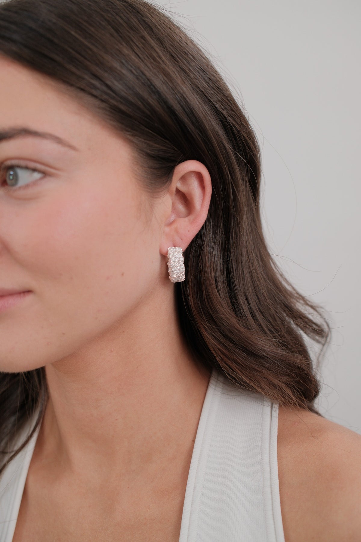 Silver Ophelia Hoop — Zafino Australia (2 of 2)