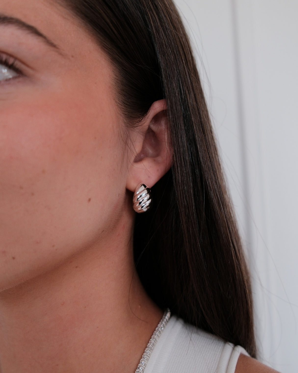 Bronte Hoop - Silver