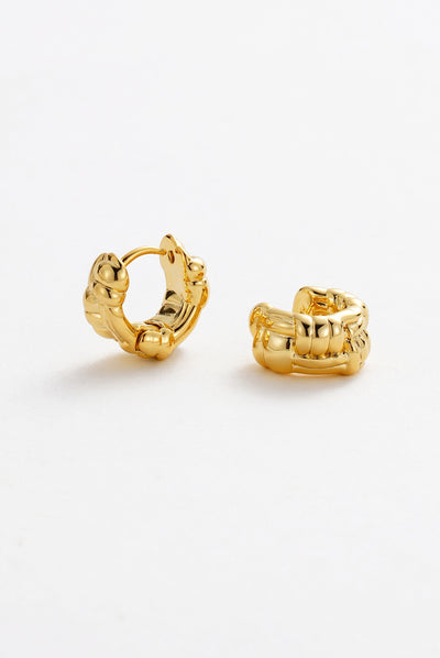 Brielle Huggie - Gold