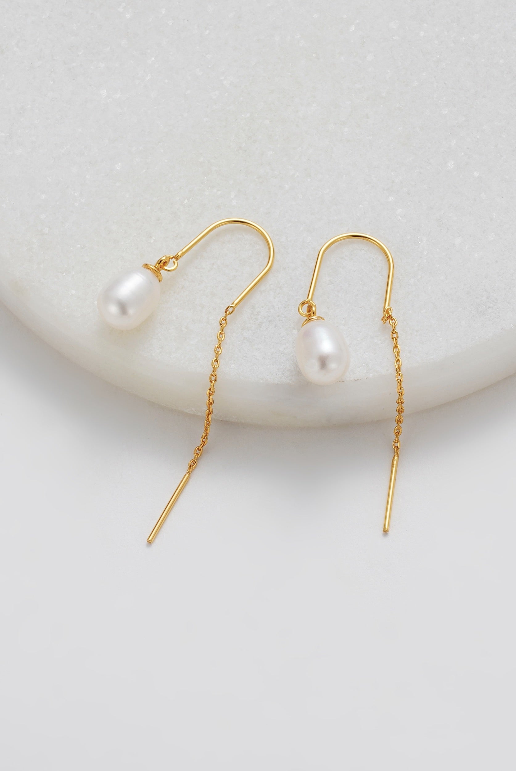 Talia Thread Earring - Gold