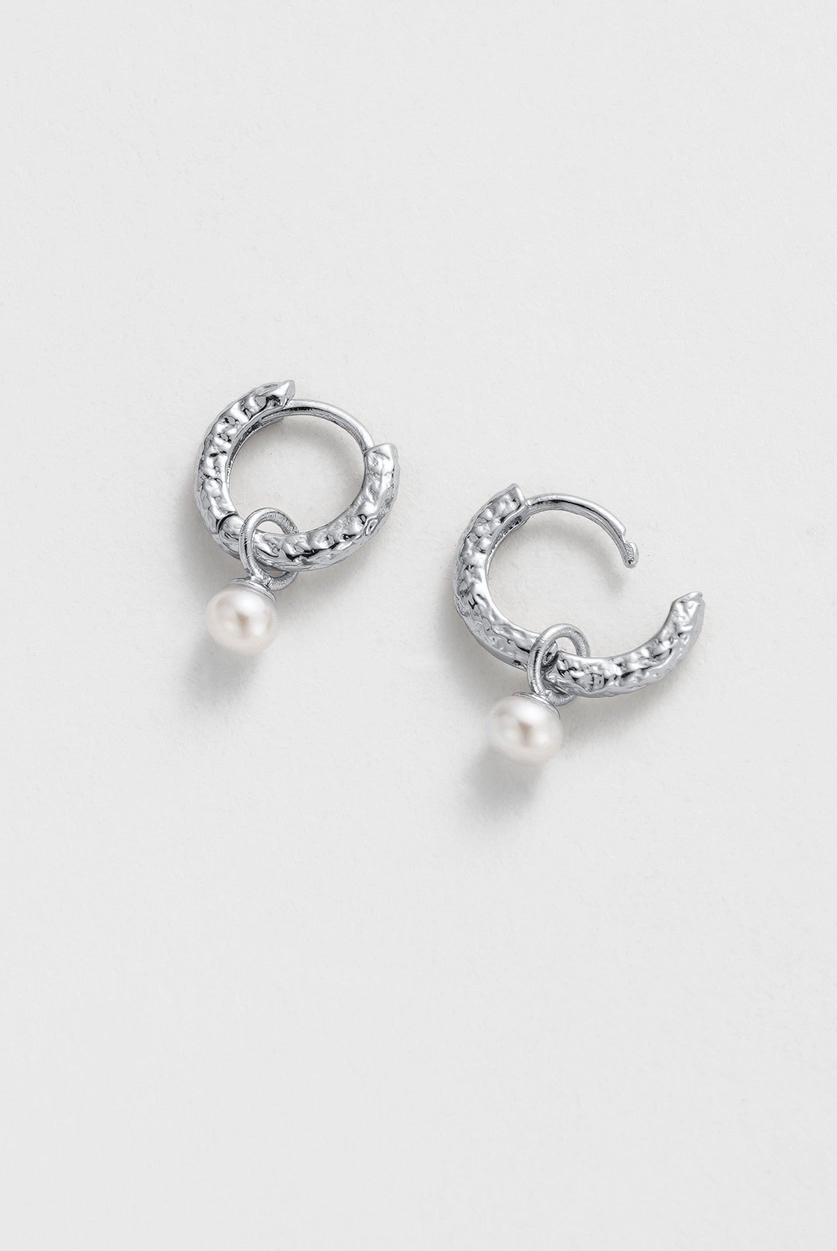 Emery Earring - Pearl / Silver