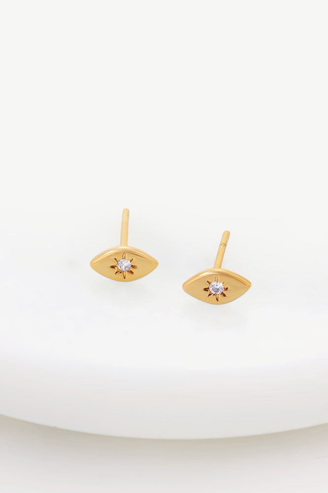 Evil Eye Stud - Gold