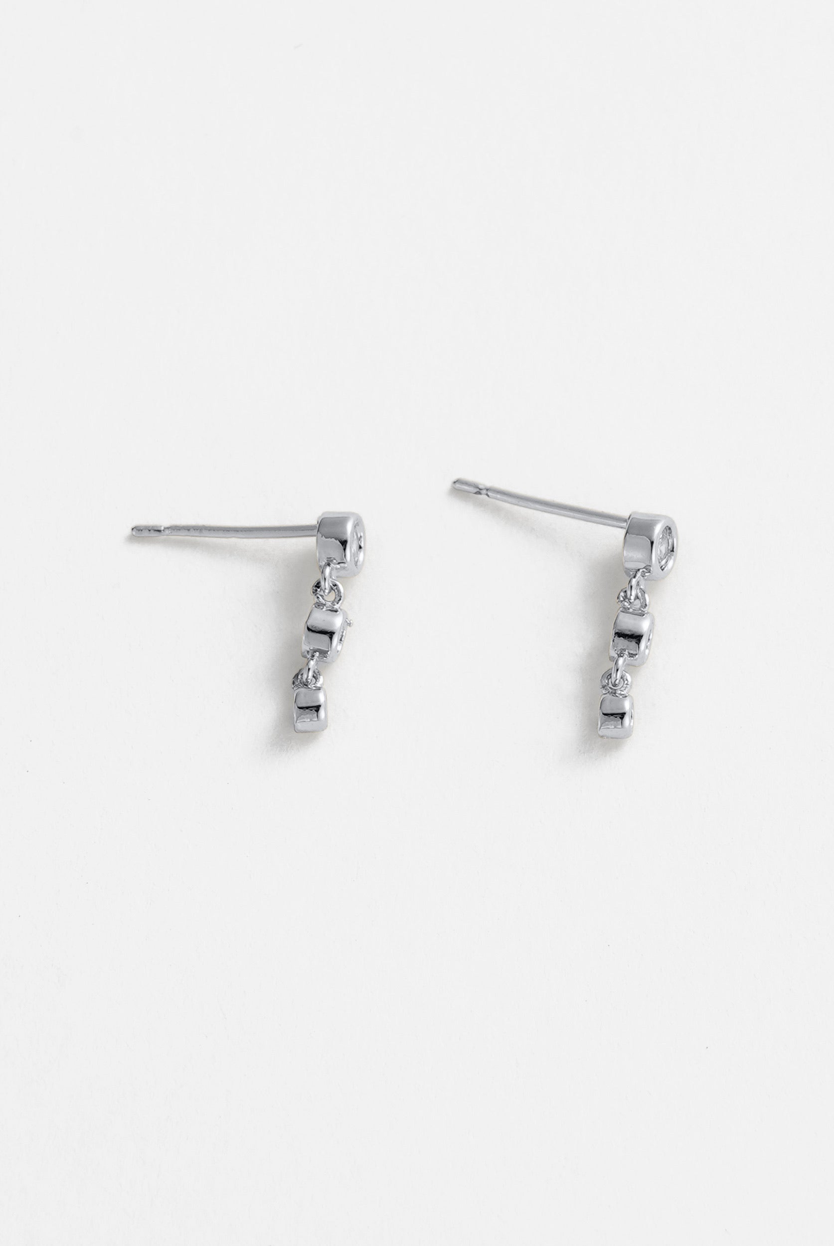 Abby Earring - Clear / Silver