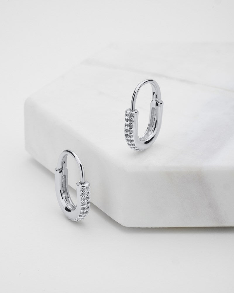 Phoebe Hoop - Silver