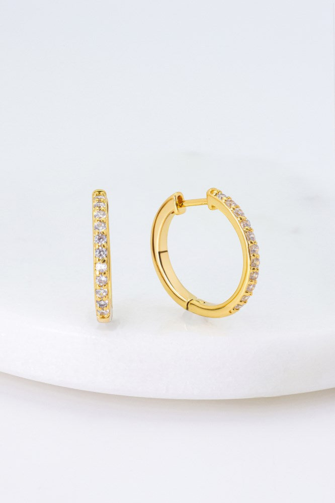 Catalina Hoop - Gold
