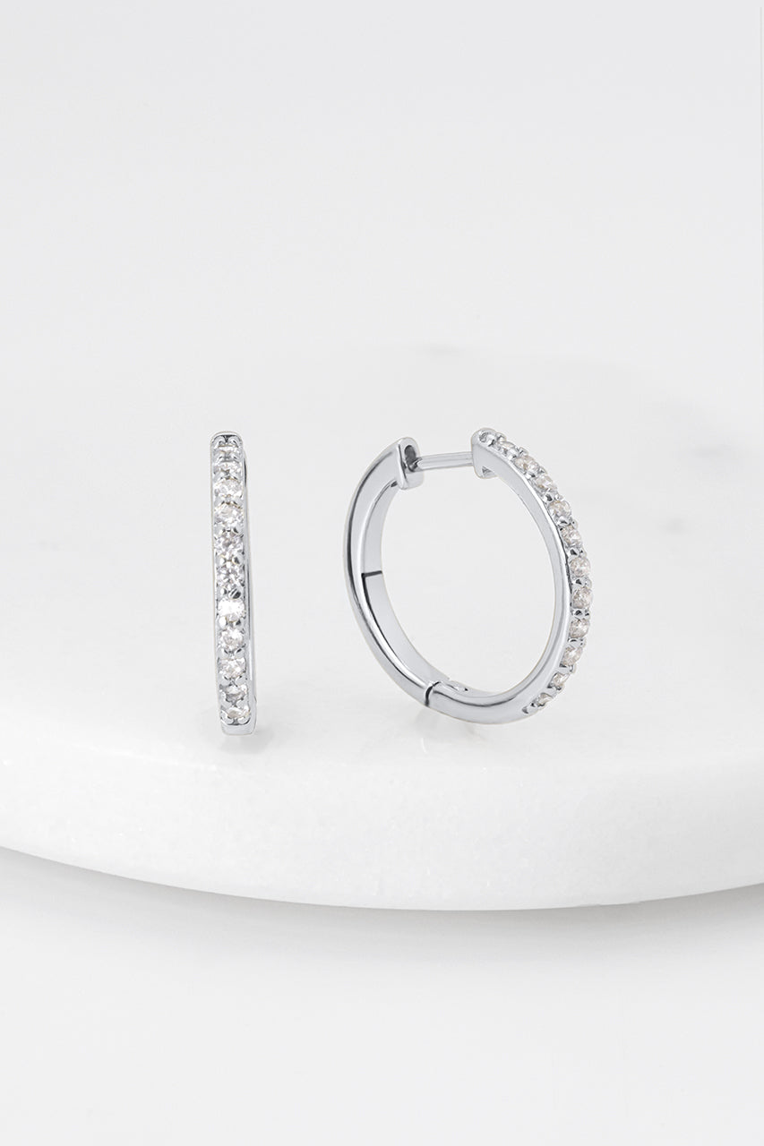 Catalina Hoop - Silver