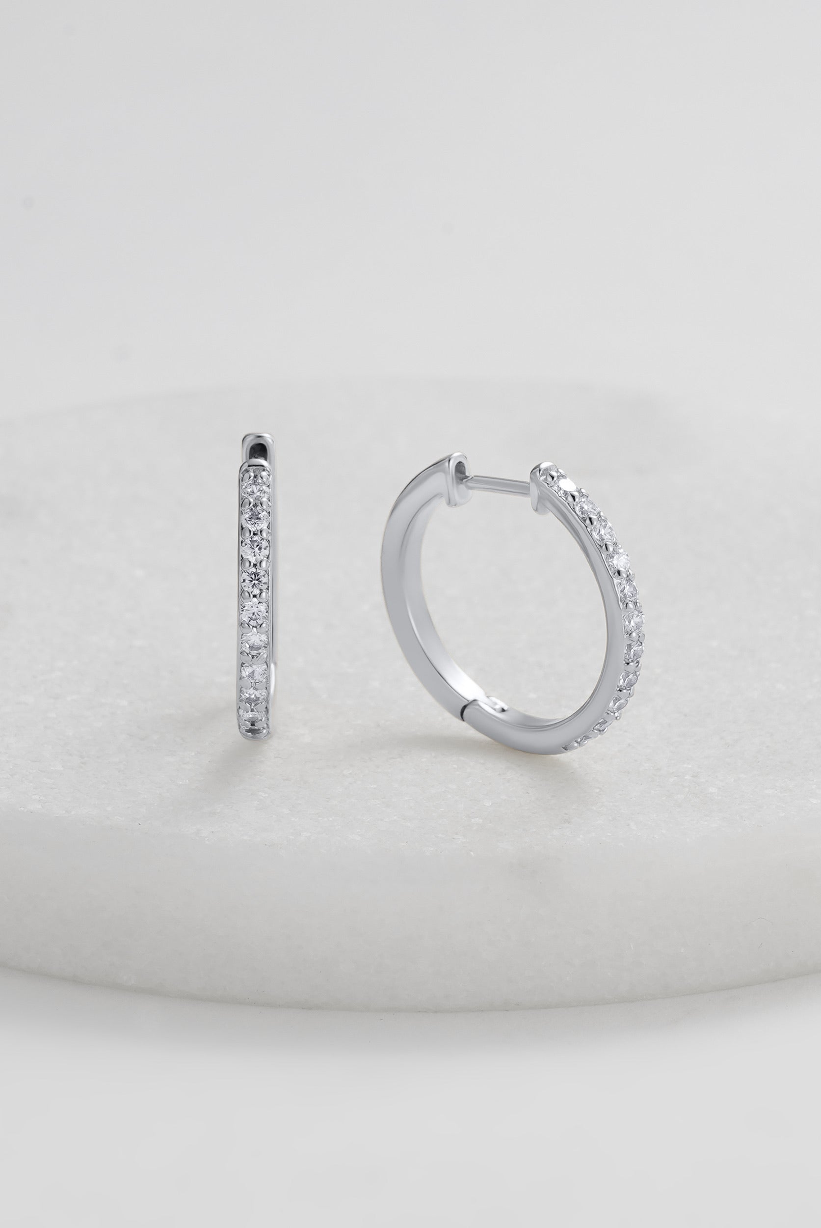 Catalina Hoop - Silver