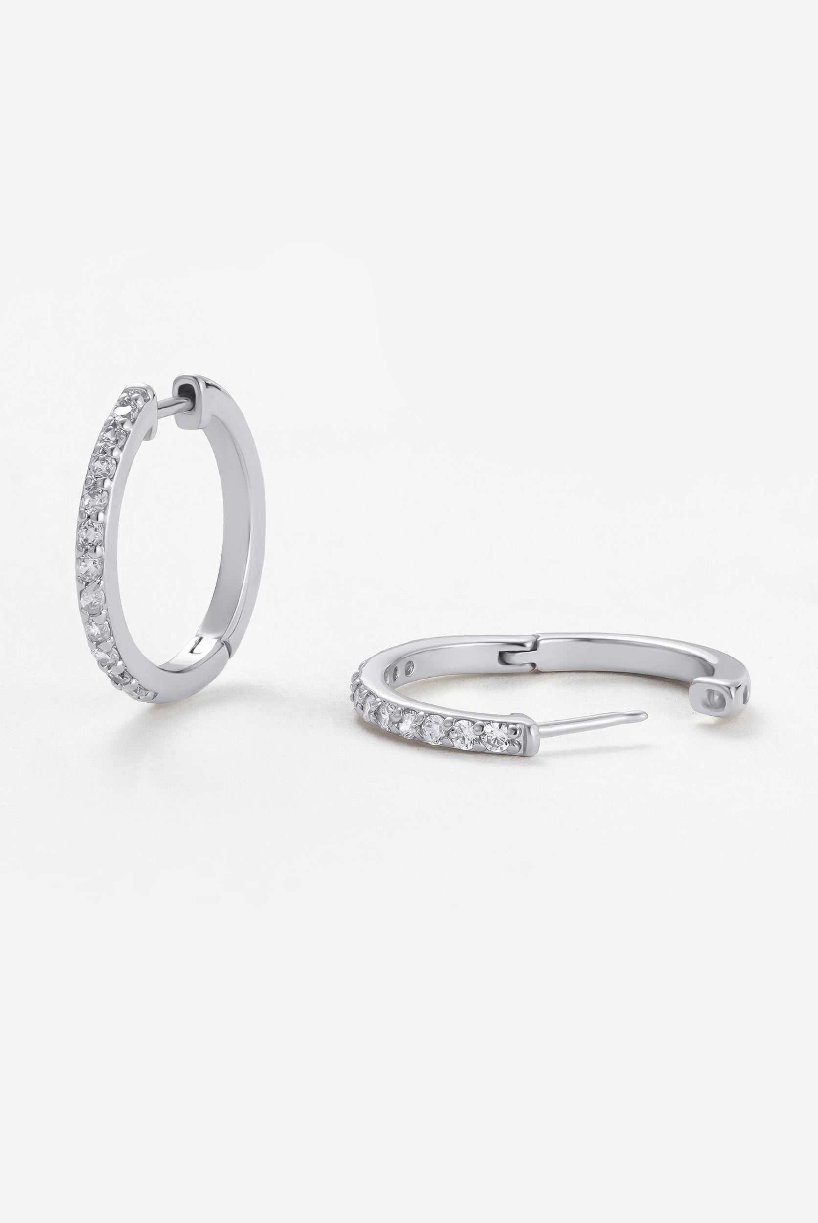 Catalina Hoop - Silver