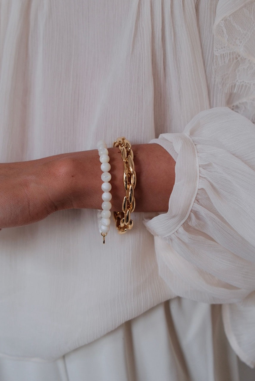Valentina Bracelet - White