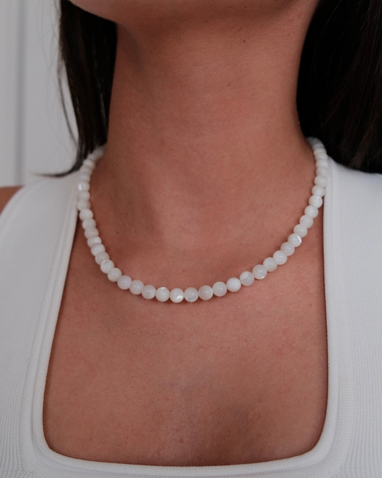 Valentina Necklace - White