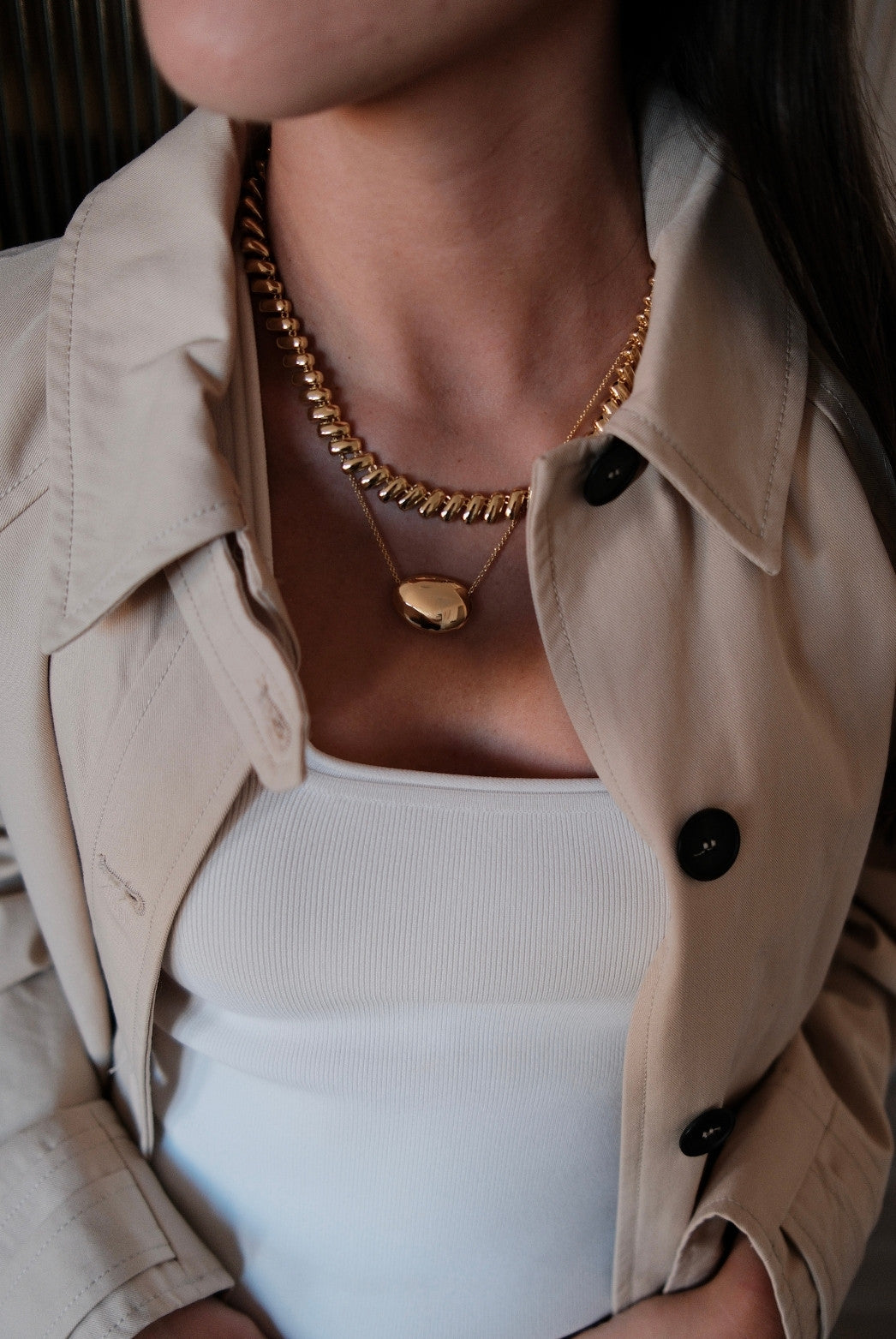 Paisley Necklace - Silver
