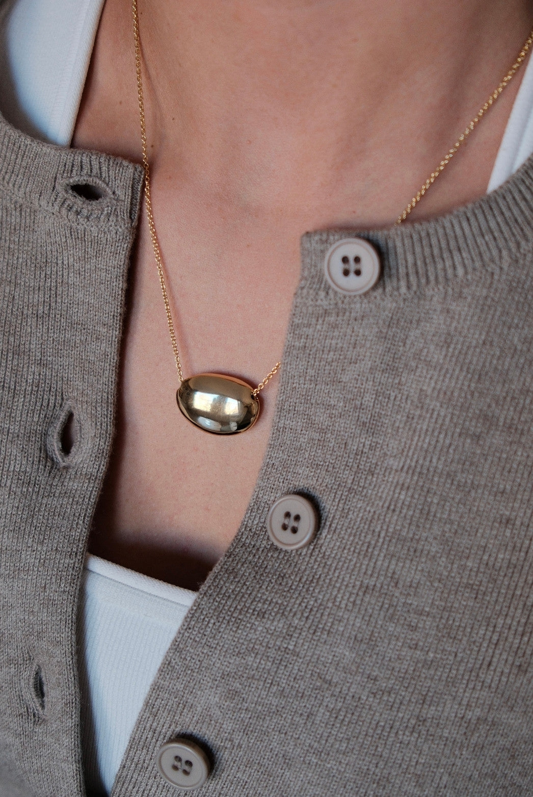 Paisley Necklace - Gold