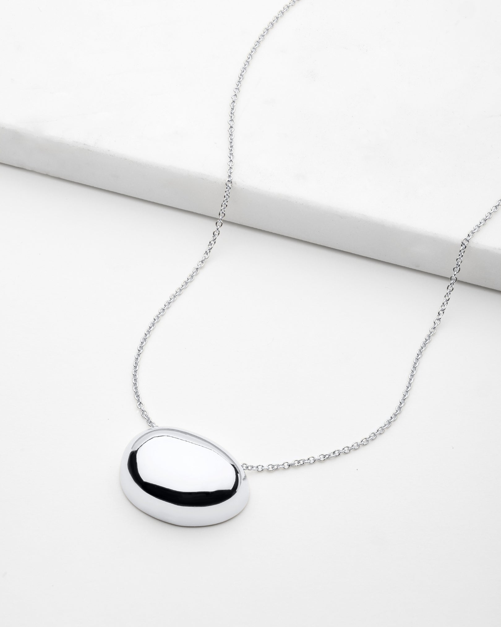 Paisley Necklace - Silver