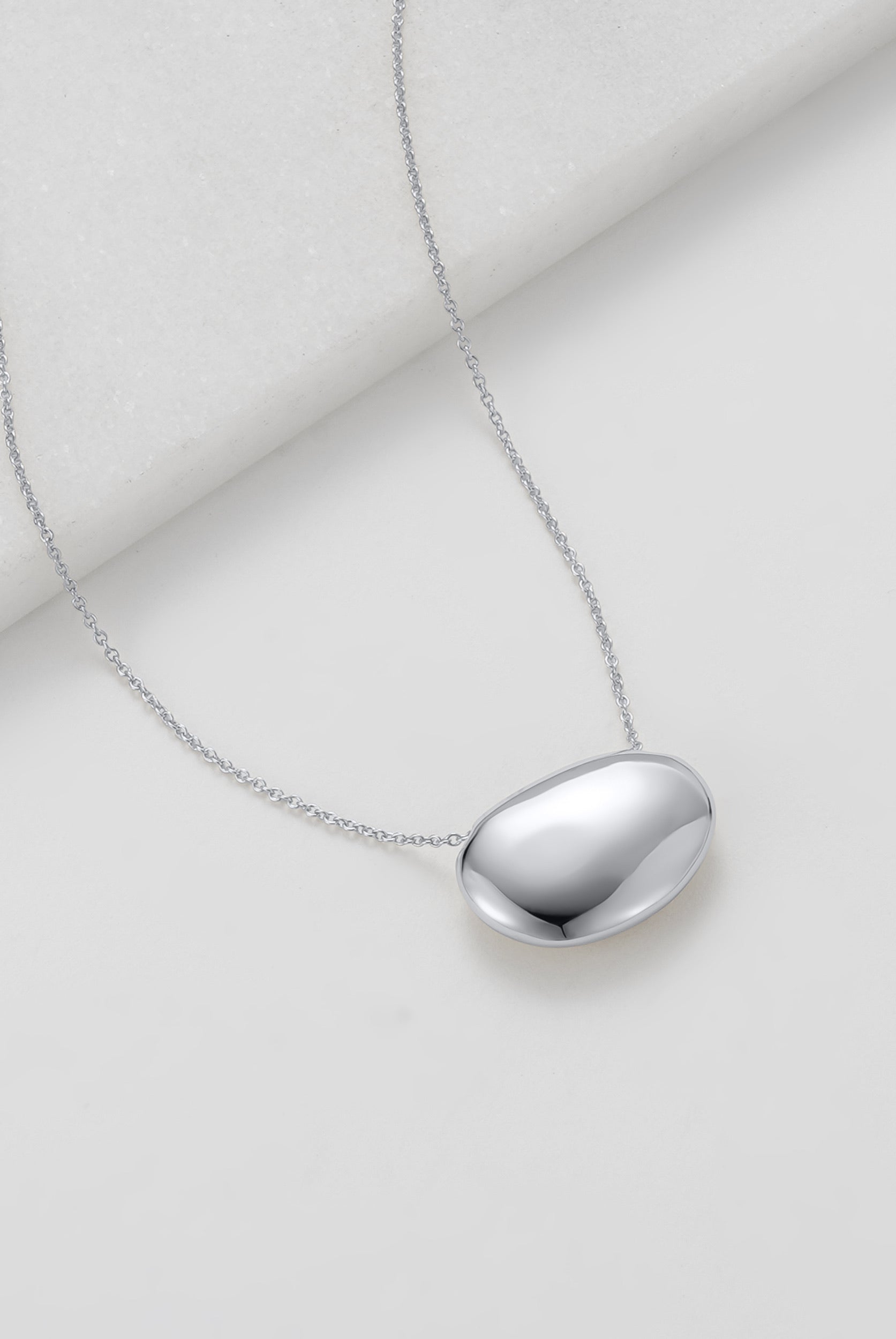 Paisley Necklace - Silver
